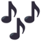 Musical Notes emoji on Emojione